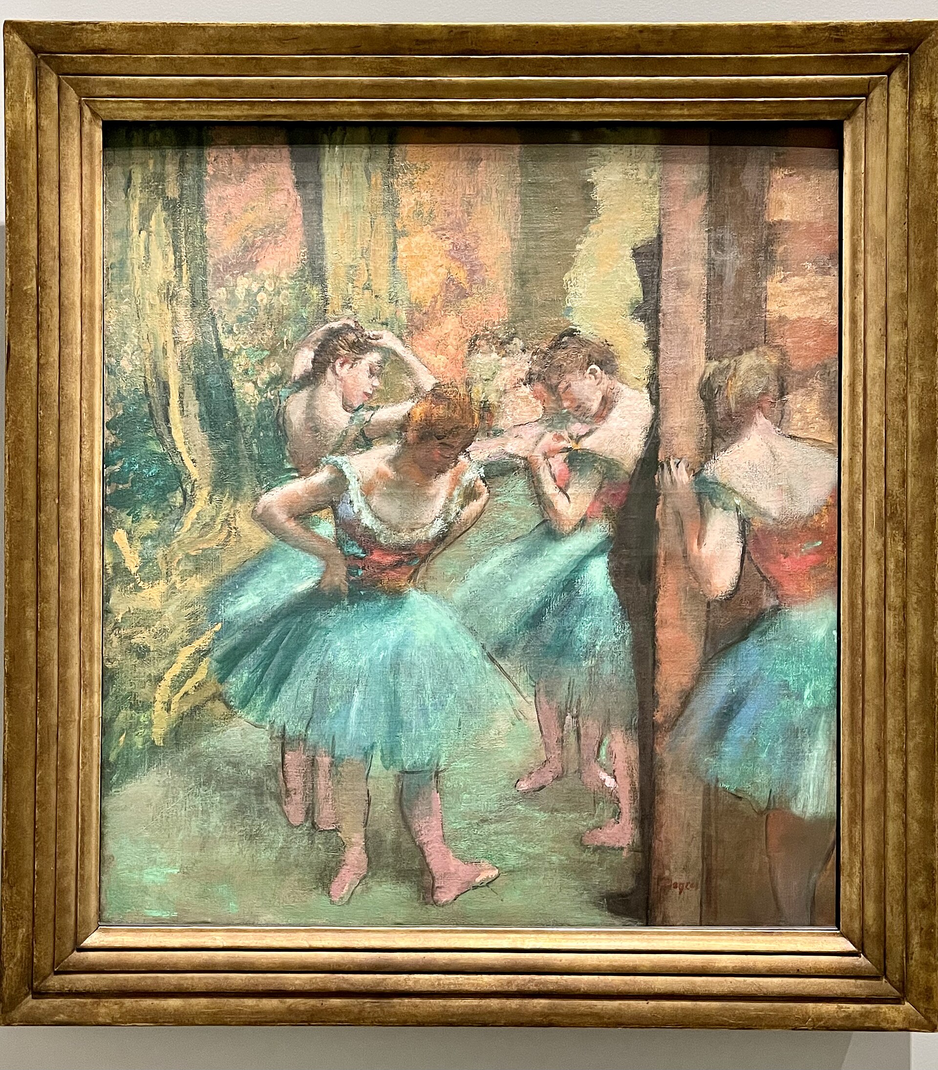 Dancers, Pink and Green