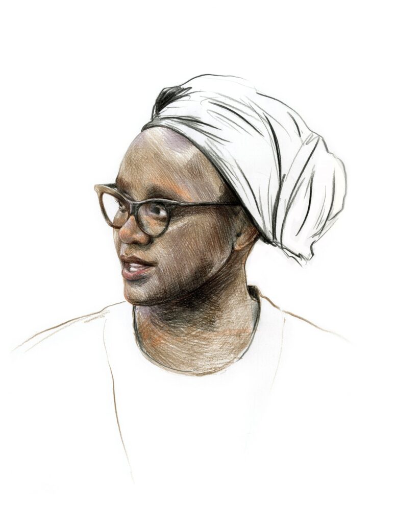 Portrait de Lynette Yiadom Boakye