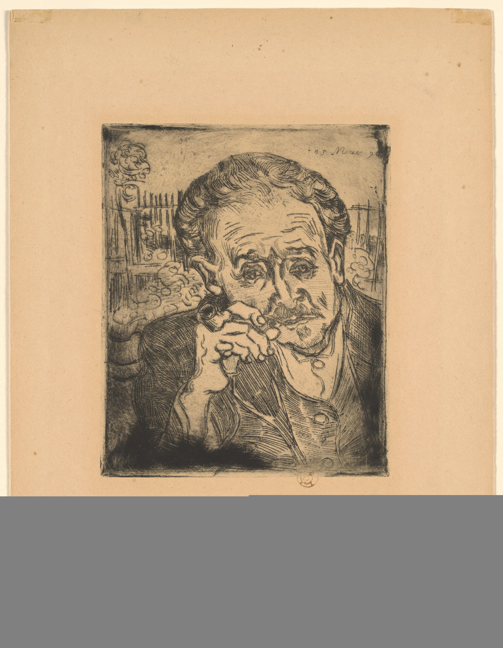 Portrait of Doctor Gachet or Man with a Pipe