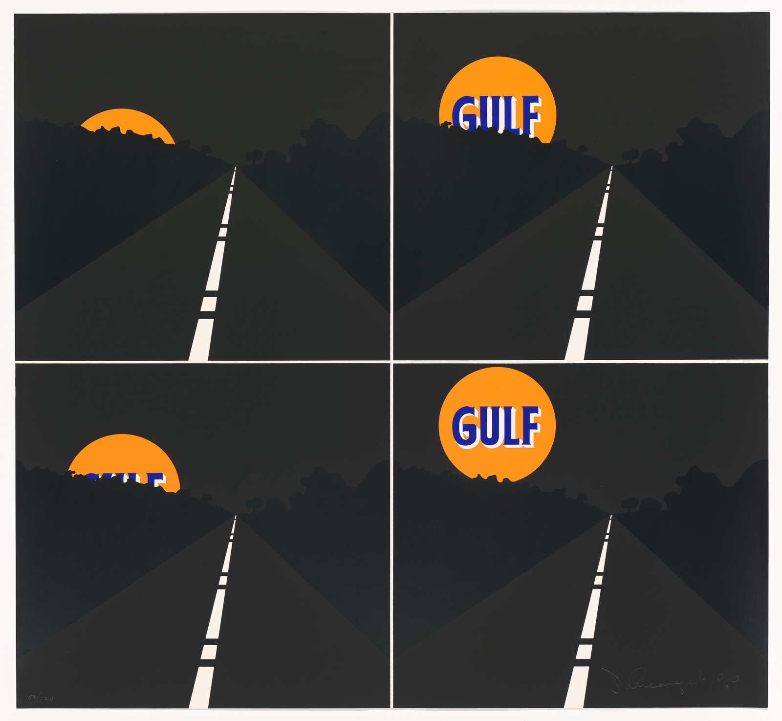 A Modern Super Highway Carried Through the Countryside